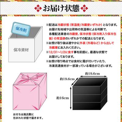 ふるさと納税 京都市 【京都祇園 岩元】冷蔵おせち三段重「匠」カニver. 約3〜4人前|本格 料亭おせち 毎年完売必至 |  | 03