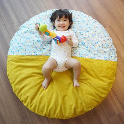 ふるさと納税 京都市 [洛中高岡屋]せんべい座ぶとん (撥水ヌード座布団&amp;洗えるカバーセット)(宝石ミズ&amp;菜の花)