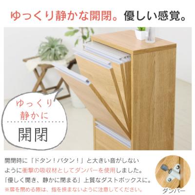 ふるさと納税 三条市 〔川口工器〕木製2分別ダストボックス(ナチュラル