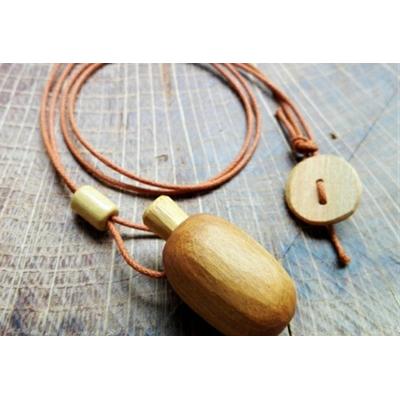 ふるさと納税 阿賀野市 Junshin森から作る木製アロマペンダント