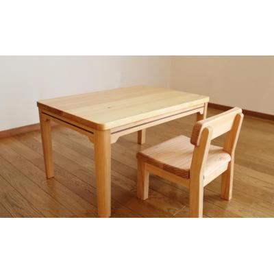 ふるさと納税 飯能市 西川材のキッズテーブル&amp;チェア