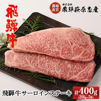 ふるさと納税 下呂市 [冷凍]飛騨牛サーロインステーキ 200g×2枚 国産 牛肉[22-17]