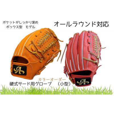 ふるさと納税 三宅町 硬式 サード 用 グローブ オーダー グラブ 小型