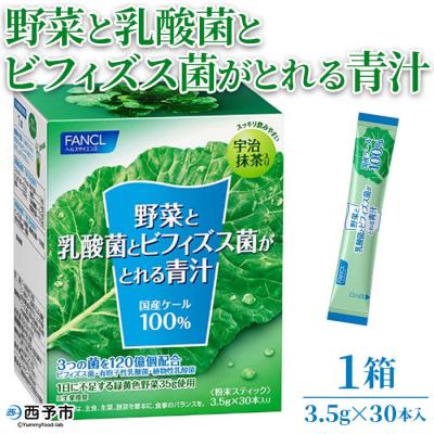 ふるさと納税 西予市 <野菜と乳酸菌とビフィズス菌がとれる青汁> ケール 粉末 健康 濃縮野菜 ミネラル