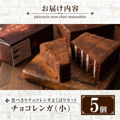 ふるさと納税 いちき串木野市 大人気!食べきりチョコレンガ よくばりセット!(ミニチョコレンガ 5個)ぱりっ!ふわっの新食感_1