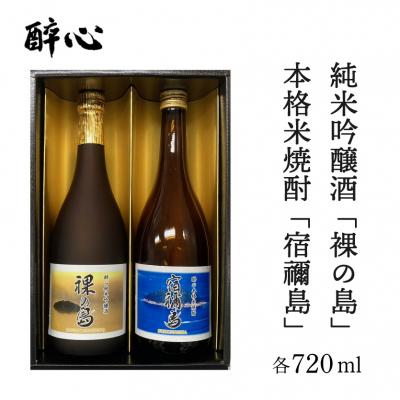 ふるさと納税 三原市 醉心 限定酒「裸の島」「宿禰島」ギフトセット(各