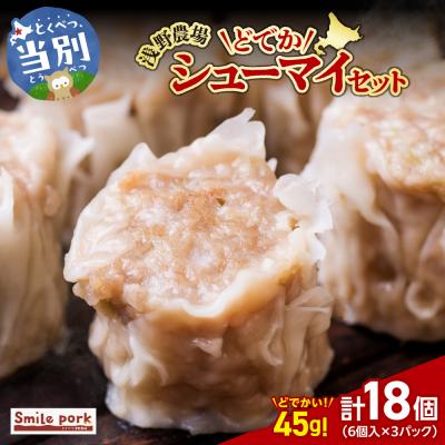 ふるさと納税 当別町 浅野農場どでかシューマイセット_tb02-010