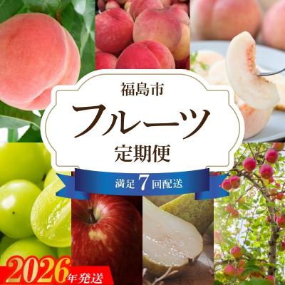 ふるさと納税 福島市 ししどりんご園 満足フルーツ7回定期便[2026年発送 先行受付]No.2248