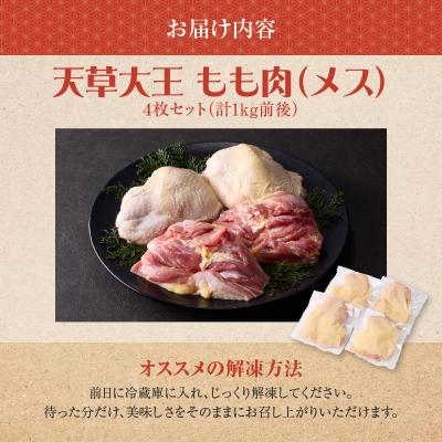 ふるさと納税 天草市 天草大王　もも肉4枚セット(メス)_S081-013A |  | 03