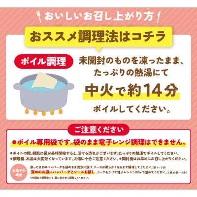 ふるさと納税 福智町 どっちのハンバーグ!?デミグラスソース20個セット |  | 03