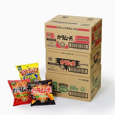 ふるさと納税 本別町 湖池屋「のり塩・カラムーチョセット」各12袋1箱