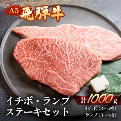 ふるさと納税 下呂市 [冷凍]飛騨牛イチボ・ランプステーキセット 各約500g[11-34]