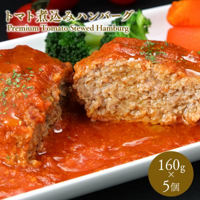 ふるさと納税 平川市 トマト煮込みハンバーグ160g×5 [平川市産原料使用]