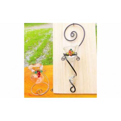 ふるさと納税 飯能市 [ガラス製一輪挿し]すみれ・金魚セット