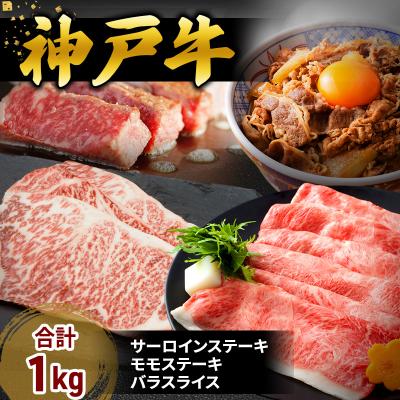 ふるさと納税 加西市 神戸牛 福袋 帝神 おまかせコース C サーロインステーキ ももステーキ[No5698-1144]