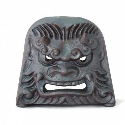 ふるさと納税 阿賀野市 [安田瓦]厄除け鬼面(大)