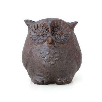 ふるさと納税 阿賀野市 [安田瓦]ふくろう「福来朗」(中・耳あり)