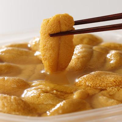 ふるさと納税 根室市 [年内配送可○]エゾバフンウニ無添加塩水パック70〜80g×1P