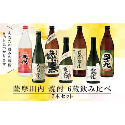 ふるさと納税 薩摩川内市 薩摩川内焼酎 飲み比べ 六藏7本セット(小) 瑞秘稀酒蔵 杉元酒店 DS-308