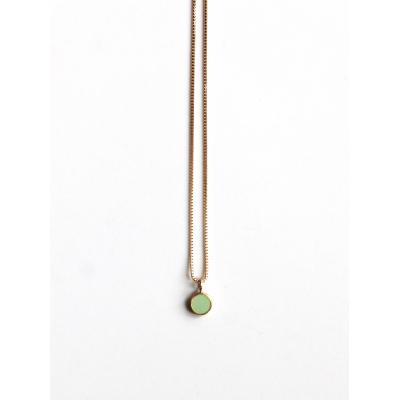 ふるさと納税 北本市 K10七宝ネックレス・ミントグリーン Kenichi Kondo