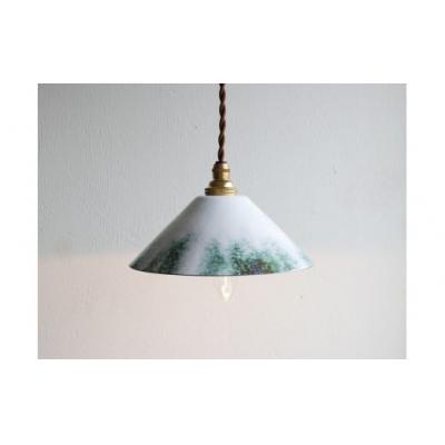 ふるさと納税 北本市 Kenichi Kondo 七宝の灯り 七宝ランプシェード(HI・白(外側)×水色(内側))