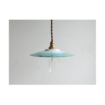 ふるさと納税 北本市 Kenichi Kondo 七宝の灯り 七宝ランプシェード(Low・水色(外側)×白(内側))