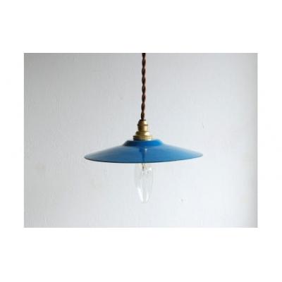 ふるさと納税 北本市 Kenichi Kondo 七宝の灯り 七宝ランプシェード(Low・青(外側)×黄色(内側))