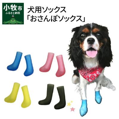 ふるさと納税 小牧市 犬用ソックス 「おさんぽソックス」(11)Sサイズ×ブルー[030M07-11]