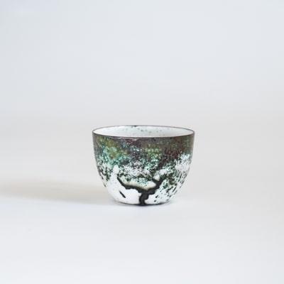 ふるさと納税 北本市 石戸蒲ザクラ100周年記念 Kenichi Kondo 七宝ぐい呑み 円