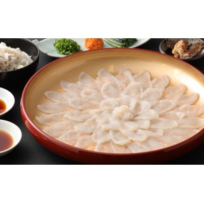 ふるさと納税 臼杵市 ミシュラン三ツ星獲得★★★料亭山田屋　とらふぐ刺し(2人前)[冷蔵]_2