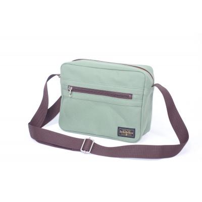 ふるさと納税 栃木市 [いちひこ帆布] BOXショルダー/グリーン