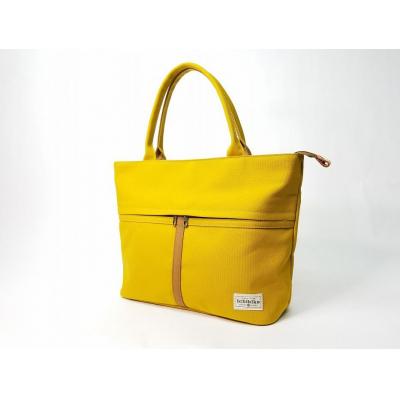 ふるさと納税 栃木市 [いちひこ帆布] ライントート/イエロー