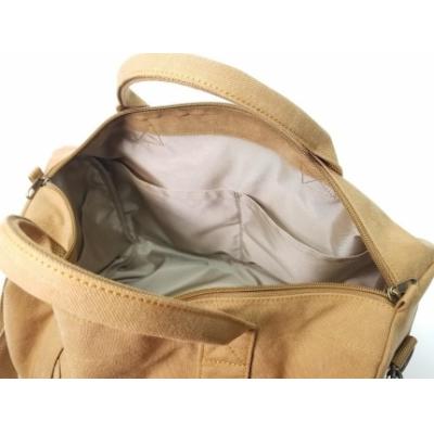 ふるさと納税 栃木市 【いちひこ帆布】 トラベルボストン/キャメル_2