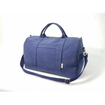 ふるさと納税 栃木市 [いちひこ帆布] トラベルボストン/ネイビー