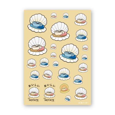 ふるさと納税 紋別市 キモホタテグッズ(Tシャツ Lサイズ ブラック・ペーパーホルダー・シール) |  | 03