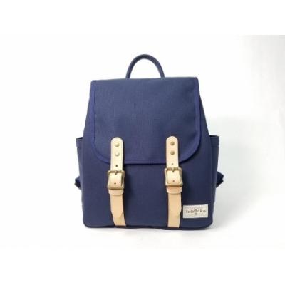 ふるさと納税 栃木市 [いちひこ帆布] リュック/ネイビー