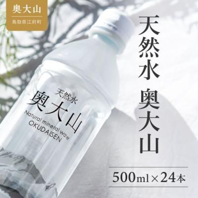 ふるさと納税 江府町 [定期便3回]天然水奥大山 500ml 1箱24本入り 3ヶ月連続発送 ミネラルウォーター