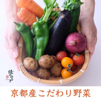 ふるさと納税 京都市 [緑のゆうき]お申込頂いた野菜の売上の1%が社会への応援に 京都産こだわりの野菜のセット