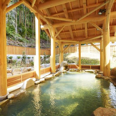 ふるさと納税 熊野市 湯ノ口温泉ペア宿泊券 一泊素泊り ロッジ2名様