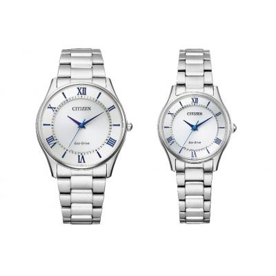 ふるさと納税 吉見町 [ペアウォッチ]CITIZEN 光発電エコドライブ 時計 BJ6480-51B EM0400-51B