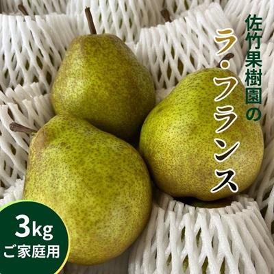 ふるさと納税 上山市 訳あり(ご家庭用) 西洋梨 ラフランス 3kg 0041-2608 | 