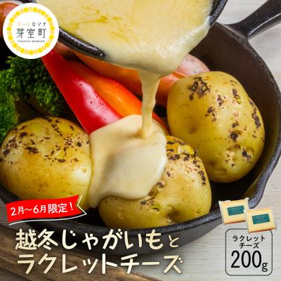 ふるさと納税 芽室町 なまら十勝野 越冬じゃがいも ラクレットチーズ200g セット me000-007c