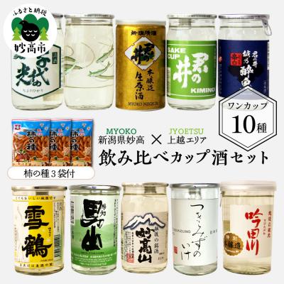 ふるさと納税 妙高市 新潟県妙高飲み比べカップ酒セット(上越エリア)