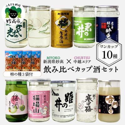ふるさと納税 妙高市 新潟県妙高飲み比べカップ酒セット(中越エリア)