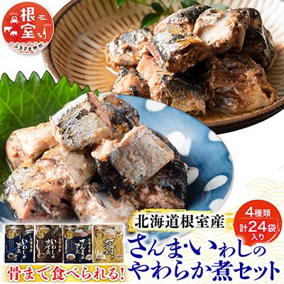 ふるさと納税 根室市 【北海道根室産】さんま・いわし無添加煮付けセット A-09020 | 