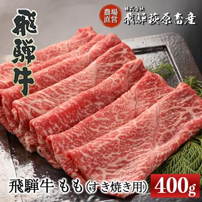 ふるさと納税 下呂市 [冷凍]飛騨牛ももすき焼き用 400g 牛肉[22-29]