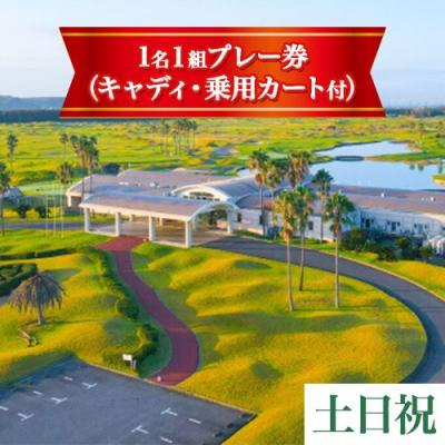 ふるさと納税 笠岡市 「土日祝」JFE瀬戸内海ゴルフ倶楽部プレー券(キャディ・乗用カート付) 4-12b