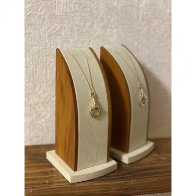 ふるさと納税 南相馬市 ハーフビットネックレス ゴールド