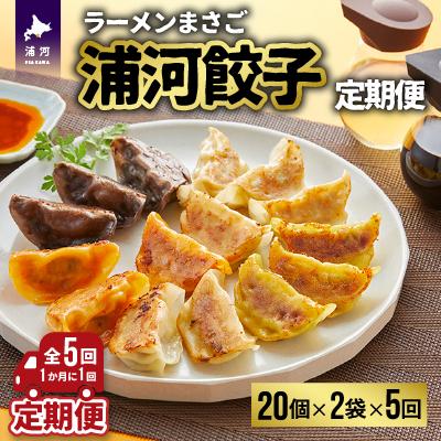 ふるさと納税 浦河町 ラーメンまさご自慢の「浦河餃子」定期便(全5回)[04-1236] | 
