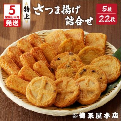 ふるさと納税 鹿児島市 [5営業日以内に発送]特上さつま揚げ詰合せ(B23)